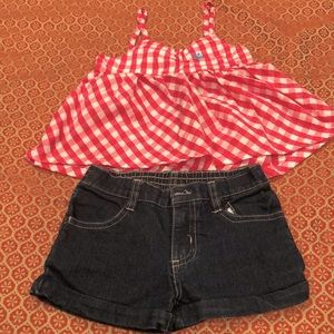 Shorts tank set
